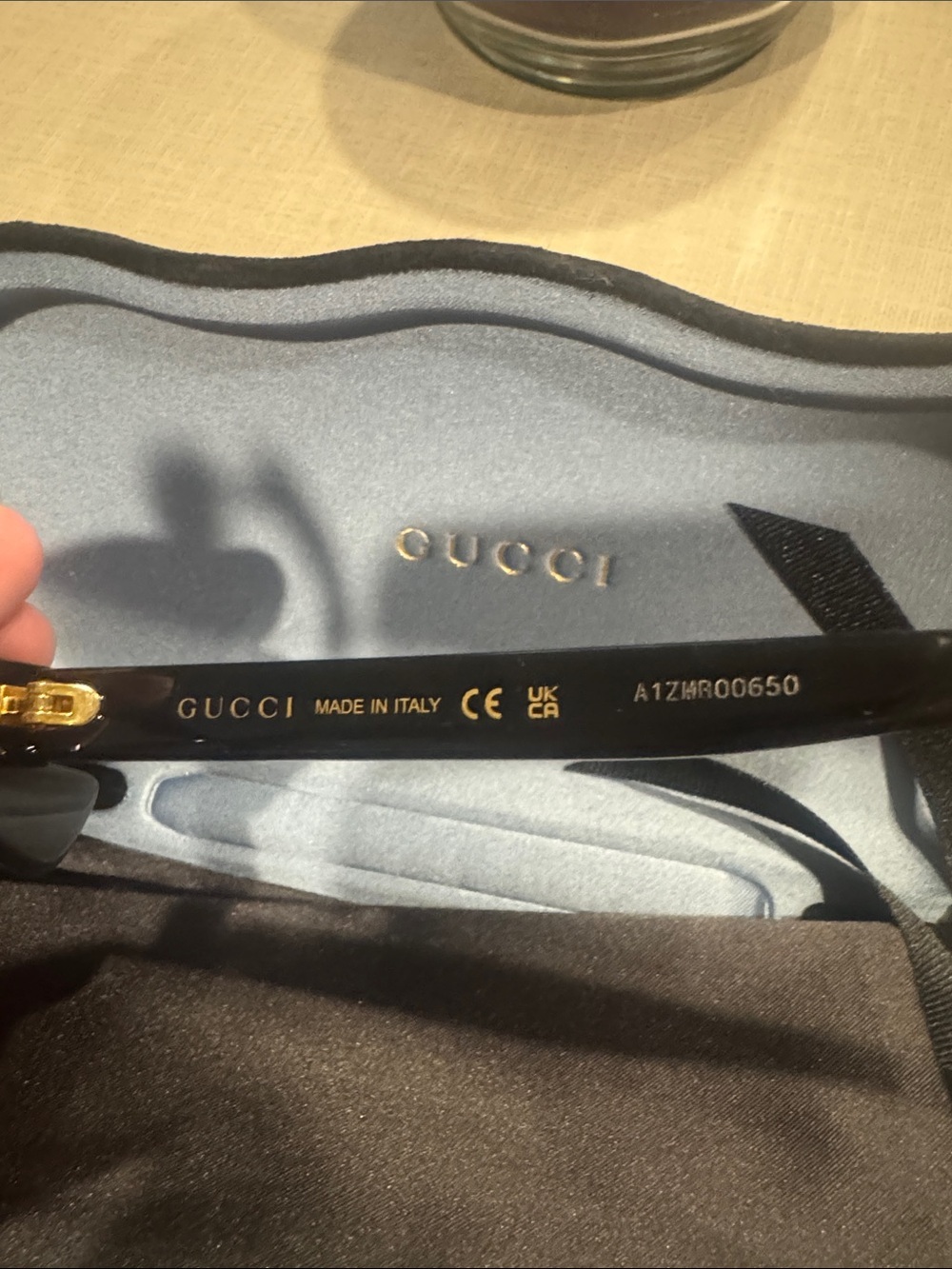 Gucci Black Women's Glasses - Picture 6 of 7